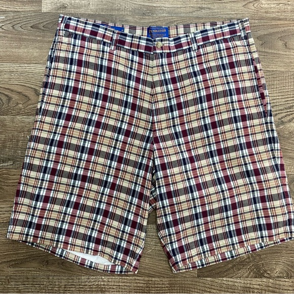 Pendleton Plaid Cotton Shorts - Picture 6 of 6